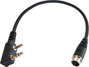 Armorwerx Hirose 6-pin Quick Disconnect Adapter Compatible with Baofeng UV-5R Radio
