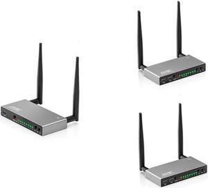 TIMBOOTECH Wireless HDMI Transmitter & 2 Receivers, Multiple TVs, 5.8G HDMI Wireless Extender, 1080P@60Hz, 820FT, KVM, IR Remote, HDMI Loop Out, Live Stream Video &Audio to Multiple Displays(1TX+2RX)