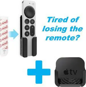 TotalMount Bundle for Apple TV (Includes Remote Holder)
