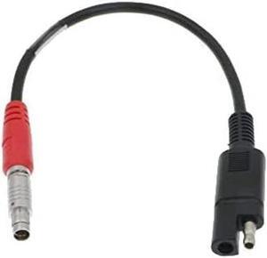 Uonecn for TOPCON Hiper GPS Charger Power Cable End LITE PRO GA GB PLUS GR-3 GR-5 SAE2 12''
