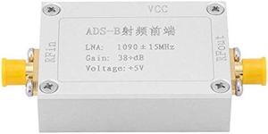 38+dB High Gain RF LNA Amplifier Module 1090MHz Radio Frequency Front End RFFE Ham Radio SMA Female Connector for ADS-B Receiver