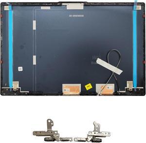 Wzqrps Replacement Laptop LCD Cover Back Rear Top Lid with Hinges for Lenovo ideapad 5-15IIL05 5-15ARE05 5-15ITL05 5-15ALC05 AM1K7000430 5CB0Z31048 AM1XX000A30 Dark Blue (LCD Back Cover&Hinges)