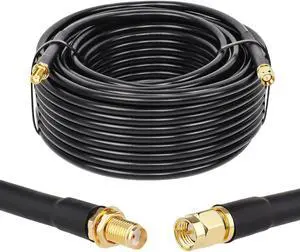 XRDS -RF SMA Cable, SMA Extension Cable 75 FT with SMA Male to SMA Female Connector 50 Ohm KMR240 Low Loss SMA Coax Coaxial Cable