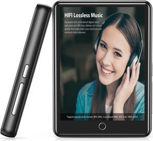 48GB MP3 Player with Bluetooth 5.1,2.8'' Full Touch Screen MP4 Player with Speaker,Portable HiFi Lossless Sound MP3 Music Player with FM Radio, Voice Recorder,E-Book,Armband,Support up to 128GB