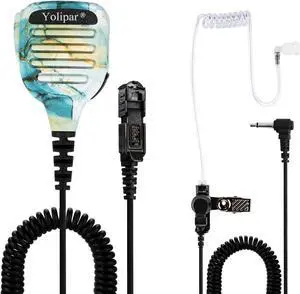 Yolipar Radio Shoulder Speaker Mic Handheld Microphone with 3.5mm Audio Jack Compatible with MOTOROLA XPR 3000 3300 3300E 3500 3500E