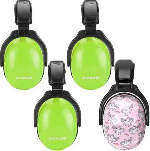 ZOHAN Kids Ear Protection 4 Pack,Kids Noise Canceling Headphone for Concerts, Monster Truck, Fireworks