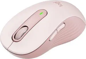 Logitech Signature M650 Wireless Mouse - For Small to Medium Sized Hands, 2-Year Battery, Silent Clicks, Customizable Side Buttons, Bluetooth, for PC/Mac/Multi-Device/Chromebook - Rose