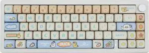 Cmokifuly MOA Profile Keycaps,Cute Keycaps Duck Custom Keycaps 139 Keys,PBT Dye-sub Keycaps for Mechanical Keyboard Full-size Keycaps Set (Duck)