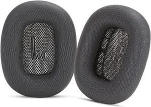 Earrock Ear Cushions for AirPods Max Headphones Earpads Replacement Ear Pad Covers Earmuffs with Protein Leather, Memory Foam and Magnet Black