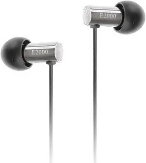 Final E2000 FI-E2DALS in-Ear Earphones, Matte Silver