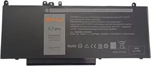 GHU 6MT4T 62Wh 7.6V Battery for Dell Latitude 14 5470 E5470 15 5570 E5570 Precision 15 3510 M3510 Part Number 7V69Y TXF9M 79VRK