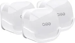 3Pack Wall Mount Holder for eero 6 Plus 6+ and eero 6 Router Mesh Wi-Fi System,Wall Mount Stand Bracket for eero 6 Plus and eero 6 tri-Band Mesh,Wall Bracket for eero 6+ Extender Router Wire Organizer