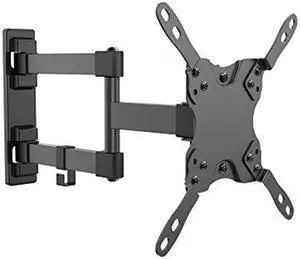 Link2Home Full Motion TV Wall Mount for 13-47 inch TVs, Mounting Brackets for LED, LCD, OLED Flat&Curved TVs, up to 30 lbs. VESA Patterns 75/200, Articulating Arms Extension and Tilt.