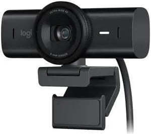 Logitech The Master MX Brio Webcam - 8.5 Megapixel - 60 fps - Black - USB 3.2 (Gen 1) Type C - 4K - 3840 x 2160 Video - STARVIS Sensor - Auto-focus - 90deg Angle - Tripod Mount, Clip - 4X Digita