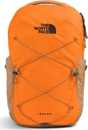 THE NORTH FACE Jester Everyday Laptop Backpack, Mandarin/Almond Butter, One Size
