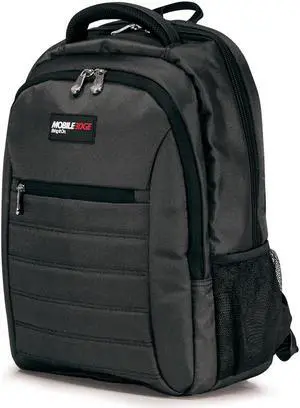 Mobile Edge Charcoal SmartPack 16 Inch Laptop Backpack for Men and Women with Padded Tablet Pocket, Lightweight, Charcoal Black