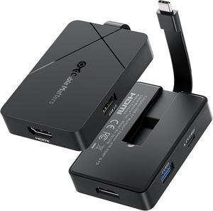 [Designed for Microsoft Surface] Cable Matters 4-in-1 USB C Hub HDMI 4K@60Hz 100W Charging, 10Gbps USB and USB-C, Compatible with Surface Pro, Surface Laptop, Surface Book with USB-C or Thunderbolt 4