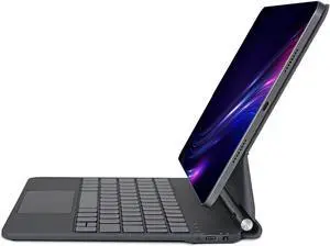 mobee Magic Keyboard Case for iPad Pro 12.9 inch (3rd, 4th, 5th, 6th Generation) & iPad Air 13 (M2 2024), Magnetic Keyboard Case with Multi-Touch Trackpad, Backlit