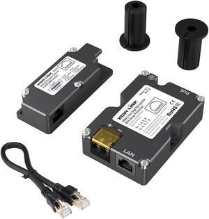 Starlink PoE Injector-150W GigE with Starlink Dish Cable Adapter to RJ45,Starlink Ethernet Adpater Kit- Surge & ESD Protection with High-Speed Network, Ideal for Starlink Internet Kit Satellite