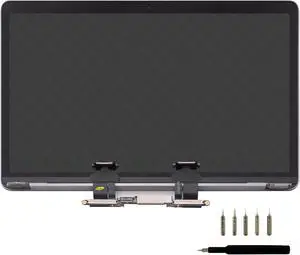 LCDOLED Replacement for MacBookPro17,1 MacBook Pro 13" M1 2020 A2338 EMC 3578 MYD83 MYD92 MYDA2 MYDC2 13.3 inches 2560x1600 Full LCD Screen Complete Top Assembly (Space Gray)