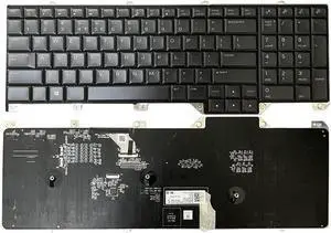 GinTai Laptops Keyboard Backlit US Replacement for Dell Alienware 17 R5 Area 51M 0WYFCV WYFCV RGB PK132F11A01 NSK-EYBBC IT(Black)