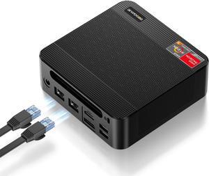 BOSGAME Mini Gaminig PC,AMD Ryzen 9 6900HX 16GB DDR5 512GB PCIe3.0 SSD Mini Desktop Computer,Radeon 680M Triple Output,Dual 2.5Gbps LAN,HDMI2.0/DP/USB4