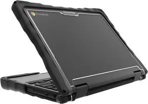 Gumdrop DropTech Hard Shell Laptop Case Fits Dell Chromebook 3120 | 3110 | 3100 (2-in-1) Rugged Drop Tested Shockproof Reliable Device Protection for K-12 Students Teachers and Classrooms - Black