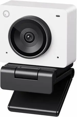 OBSBOT Meet 2-4K Webcam for PC with 1/2" Sensor, AI Framing & Autofocus, Beauty Mode, Lightweight, Gesture Control, HDR, Dual Microphone, 60 FPS, Web Cam for Streaming, Meeting, Gaming. (Cloud White) OBSBOT Meet 2-4K Webcam for PC with 1/2" Sensor, AI Framing & Autofocus, Beauty Mode, Lightweight, Gesture Control, HDR, Dual Microphone, 60 FPS, Web Cam for Streaming, Meeting, Gaming. (Cloud White)
