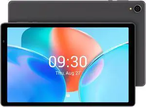 ApoloSign Android Tablet, 10.1" Tablet with Octa-core Processor, HD IPS Touchscreen, 8GB RAM, 64GB ROM, 8-hr Battery, Wi-Fi6, BT5.0, Dual Camera, GMS, Split Screen Support (Space Gray)