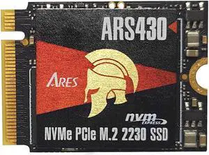 DATO 2TB M.2 2230 SSD, PCIe Gen 4x4 NVMe Internal Solid State Drive with Heatsink, Up to 5000/3200 MB/s, Compatible with Steam Deck, ROG Ally, Surface Pro, Mini PCs, Ultrabook, ARES ARS430