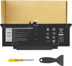 Futurebatt JHT2H Replacement Laptop Battery for Dell Latitude 7310 7410 Latitude 7410 Chromebook Enterprise Series P34S P34S001 Y7HR3 35J09 4V5X2 HRGYV WY9MP XMV7T 009YYF 7CXN6 T3JWC XMT81 7.6V 52Wh