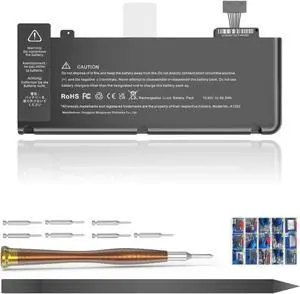 JGTM A1278 A1322 Battery Replacement for MacBook Pro 13 inch Mid 2012 2010 2009 Early 2011 Version Upgraded Capacity 6800mAh (A1322 A1278 Battery)