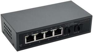 6 Port 2.5G Unmanaged Switch, 4 x 2.5G Base-T Ports, 2 x SFP+ Ports, Support 10/100/1000/2500Mbps Adaptation, Plug & Play | Ethernet Splitter