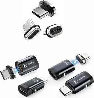 HanCenDa 140W Magnetic USB-C Adapter (2 Pack), 240W Magnetic USB-C Adapter (2 Pack)