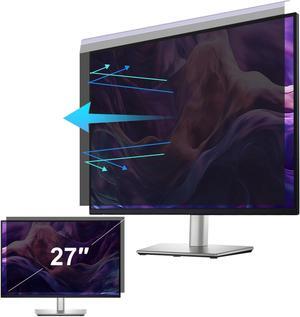 Hoktods Acrylic Hanging Computer Privacy Screen Filter 27 Inch, Removable Privacy Shield Compatible with 16:9 Widescreen Monitor, Anti- Glare, Anti Blue Light Privacy Screen, Privacy Screen Protector