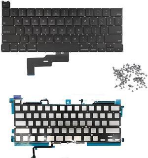 ICTION New Keyboard with Backlight + Keyboard Screws US Standard Replacement for Macbook Pro 13.3" A2289 2020 Year