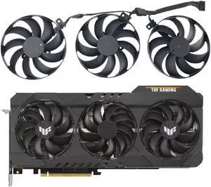 inRobert 88mm T129215SU GPU Fan Replacement for ASUS TUF Gaming RTX 3060 3070 3080 Ti Graphics Card Cooler (Fan-ABC)