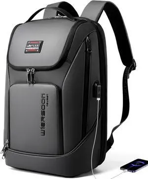 Kaseano Backpack for Men, Laptop Backpack for 15.6inch Notebook, Travel Backpack for Men with USB Charging Port,Waterproof Business Backpacks, Work Backpacks for Traveling, Commute and Office