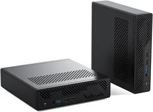 MINISFORUM MS-01 Mini Workstation Core i5-12600H Barebone Version Mini PC, HDMI + 2xUSB4 8K Display, 2x10G SFP+ Port, 2x2.5G LAN Port, Support M.2 2280/22110/U.2 SSD/RTX 3050 Graphics Cards