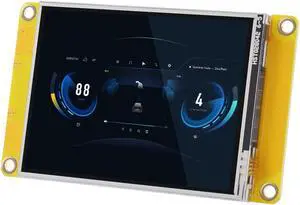 Nextion 2.8 HMI Display Discovery Series NX3224F028 Resistive LCD-TFT Touch Screen 320×240, with Free Editor Software Suitable for Home Appliance, Racing Dashboard, etc.