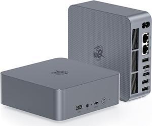 Beelink EQI Mini PC W-11 Pro i7-12650H 24GB DDR5 500GB NVMe M.2 SSD Dual Display 4K@60Hz Output, Wi-Fi 6, RJ45, Built in PSU Office Mini Computer