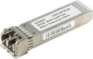 Sonnet SFP28 Transceiver (Short-Range 100m, Fiber)