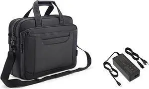 15.6 Inch Laptop Messenger Bag + 45W/65W USB-C Chromebook Charger +