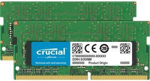 Crucial 32GB Kit (16GBx2) DDR4 2133 MT/s (PC4-17000) DR x8 SODIMM 260-Pin Memory - CT2K16G4SFD8213