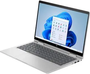 HP Envy x360 2-in-1 14" FHD Touchscreen Laptop, Intel Core i5-1335U Processor, 8GB RAM 512GB SSD, Wi-Fi 6E, Bluetooth 5.3, Backlit Keyboard, Fingerprint reader, Windows 11 Home, Natural Silver