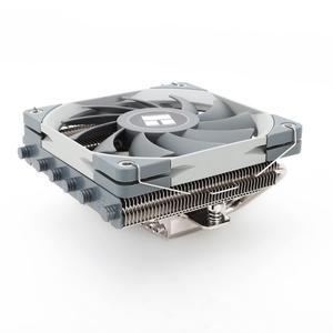 Thermalright AXP120-X67 Black ARGB Low Profile CPU Air Cooler with Quite 120mm TL-C12015B-S PWM Fan, 6 Heat Pipes, 67mm Height, for AMD AM4 AM5/Intel LGA 1700/1150/1151/1155/1156/1200/20XX
