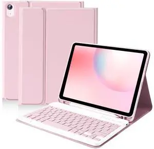 Besky Keyboard Case for iPad Air 11 inch(M2) 2024 & iPads Air 10.9 inch (5th, 4th Generation) - Wireless Detachable Keyboard- Pencil Holder, with Auto Sleep/Wake Function