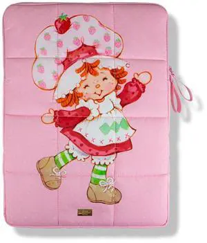 Sonix | Puffy Laptop Sleeve | 15-16 Inch, Quilted Pillow Puffer Laptop Carrying Case, Computer Sleeve | Strawberry Shortcake Vintage