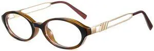 Cyxus Oval Blue Light Glasses for Women Fashion UV Blocking Computer Glasses(8242T40 Tortoise)