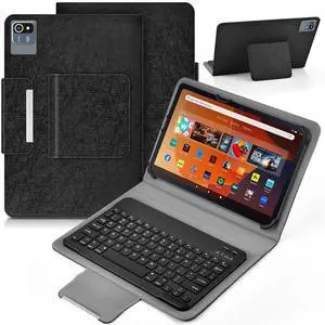 DETUOSI Universal Keyboard Case for 9.7-10.5 Inch Tablets, With Removable Wireless Bluetooth Keyboard for Android/iOS Devices